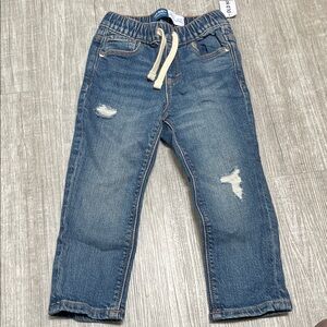 Old Navy Blue Kids Jeans with Drawstring